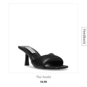 Steve Madden 3 inch Heeled Slides in a size 9